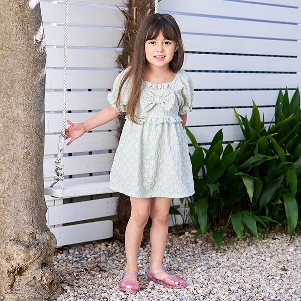 Japanese children's clothing Ly# mine UV protection swimsuit two-piece set 100-130cm girls summer swimsuit special edition [Japan pre-sale: mid-April 2025] 