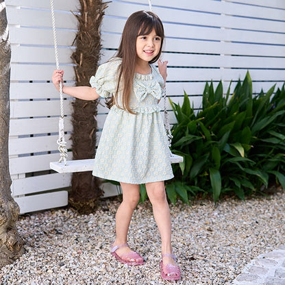 Japanese children's clothing Ly# mine UV protection swimsuit two-piece set 100-130cm girls summer swimsuit special edition [Japan pre-sale: mid-April 2025] 