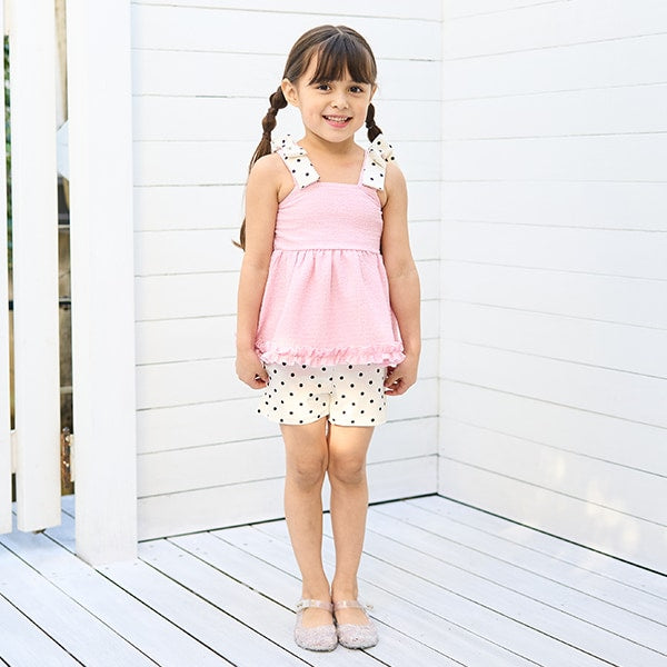 Japanese children's clothing Ly# mine UV protection swimsuit two-piece set 100-130cm girls summer swimsuit special edition [Japan pre-sale: mid-April 2025] 
