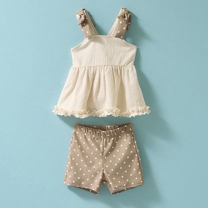 Japanese children's clothing Ly# mine UV protection swimsuit two-piece set 100-130cm girls summer swimsuit special edition [Japan pre-sale: mid-April 2025] 