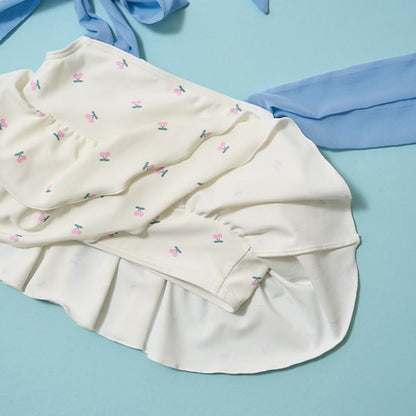 Japanese children's clothing Ly# mine UV protection swimsuit two-piece set 100-130cm girls summer swimsuit special edition [Japan pre-sale: mid-April 2025] 