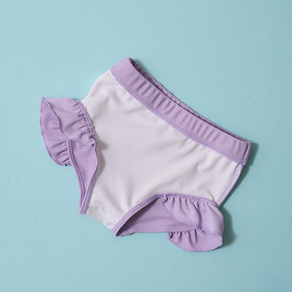 Japanese children's clothing Ly# mine UV protection swimsuit two-piece set 100-130cm girls summer swimsuit special edition [Japan pre-sale: mid-April 2025] 