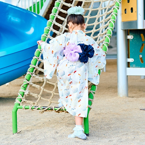 Japanese Children's Clothing Ly# mine Yukata Japanese Kimono 100-130cm Girls Summer Dresses Japanese Summer Festival Special [Japan Pre-sale: Mid-April 2025] 