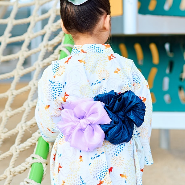 Japanese Children's Clothing Ly# mine Yukata Japanese Kimono 100-130cm Girls Summer Dresses Japanese Summer Festival Special [Japan Pre-sale: Mid-April 2025] 
