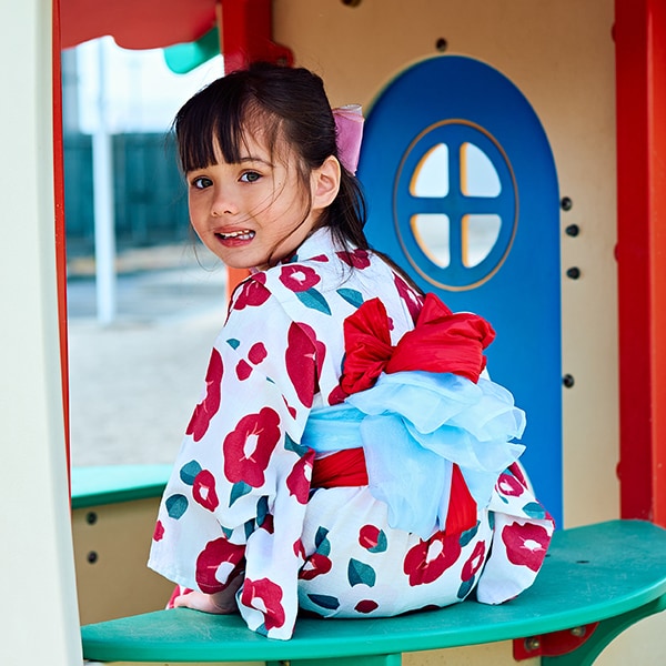 Japanese Children's Clothing Ly# mine Yukata Japanese Kimono 100-130cm Girls Summer Dresses Japanese Summer Festival Special [Japan Pre-sale: Mid-April 2025] 