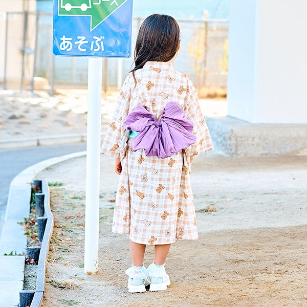 Japanese Children's Clothing Ly# mine Yukata Japanese Kimono 100-130cm Girls Summer Dresses Japanese Summer Festival Special [Japan Pre-sale: Mid-April 2025] 