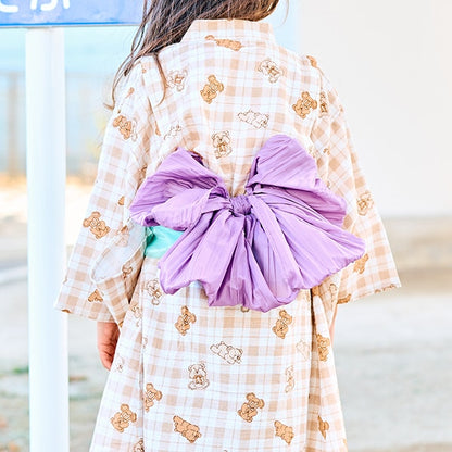 Japanese Children's Clothing Ly# mine Yukata Japanese Kimono 100-130cm Girls Summer Dresses Japanese Summer Festival Special [Japan Pre-sale: Mid-April 2025] 