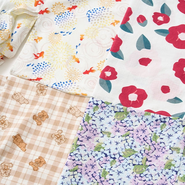 Japanese Children's Clothing Ly# mine Yukata Japanese Kimono 100-130cm Girls Summer Dresses Japanese Summer Festival Special [Japan Pre-sale: Mid-April 2025] 