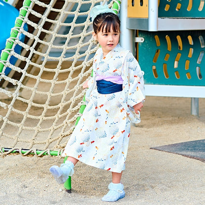 Japanese Children's Clothing Ly# mine Yukata Japanese Kimono 100-130cm Girls Summer Dresses Japanese Summer Festival Special [Japan Pre-sale: Mid-April 2025] 