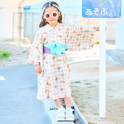Japanese Children's Clothing Ly# mine Yukata Japanese Kimono 100-130cm Girls Summer Dresses Japanese Summer Festival Special [Japan Pre-sale: Mid-April 2025] 