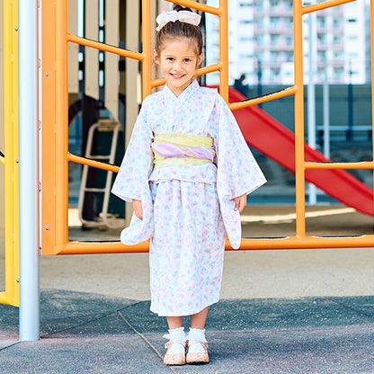 日本童裝 Ly# mine 2Way 浴衣 日本和服 100-130cm 女童款 夏季 TOPS DRESSES 日本夏祭慶典特輯 【日本預售：2025年4月中旬】