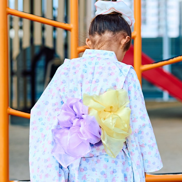 日本童裝 Ly# mine 2Way 浴衣 日本和服 100-130cm 女童款 夏季 TOPS DRESSES 日本夏祭慶典特輯 【日本預售：2025年4月中旬】