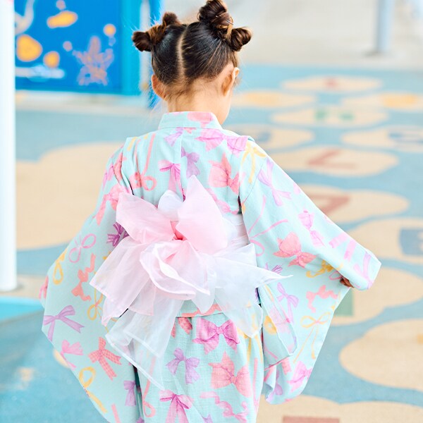 日本童裝 Ly# mine 2Way 浴衣 日本和服 100-130cm 女童款 夏季 TOPS DRESSES 日本夏祭慶典特輯 【日本預售：2025年4月中旬】