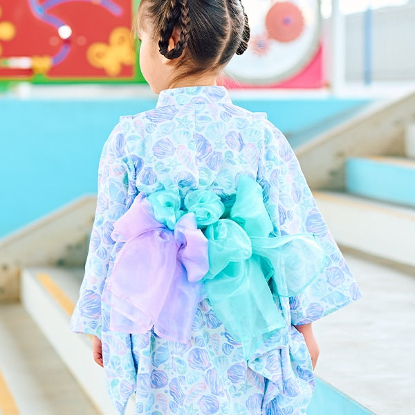 日本童裝 Ly# mine 2Way 浴衣 日本和服 100-130cm 女童款 夏季 TOPS DRESSES 日本夏祭慶典特輯 【日本預售：2025年4月中旬】
