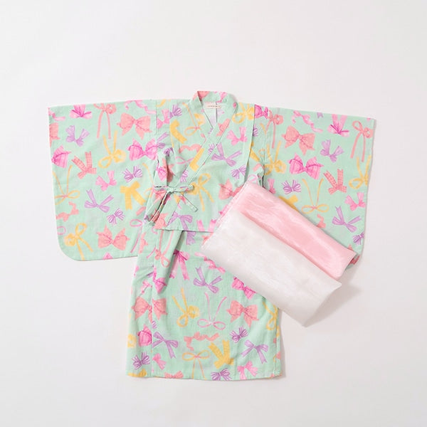 日本童裝 Ly# mine 2Way 浴衣 日本和服 100-130cm 女童款 夏季 TOPS DRESSES 日本夏祭慶典特輯 【日本預售：2025年4月中旬】