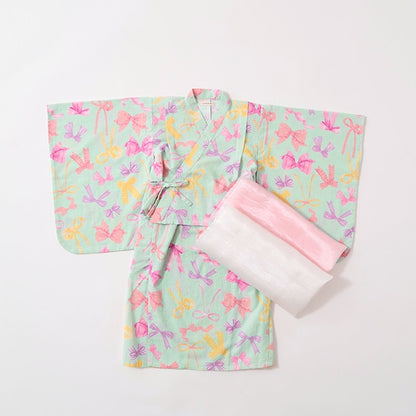 日本童裝 Ly# mine 2Way 浴衣 日本和服 100-130cm 女童款 夏季 TOPS DRESSES 日本夏祭慶典特輯 【日本預售：2025年4月中旬】