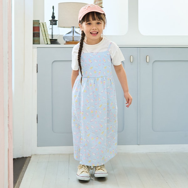日本童裝 Ly# mine 2Way 浴衣 日本和服 100-130cm 女童款 夏季 TOPS DRESSES 日本夏祭慶典特輯 【日本預售：2025年4月中旬】