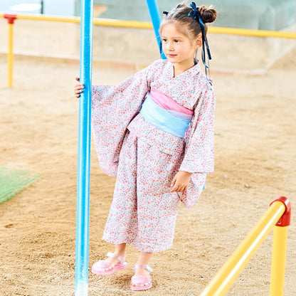 日本童裝 Ly# mine 2Way 浴衣 日本和服 100-130cm 女童款 夏季 TOPS DRESSES 日本夏祭慶典特輯 【日本預售：2025年4月中旬】