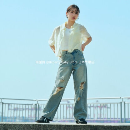 Lovetoxic Japanese children's clothing contact cold thin short shirt and vest two-piece set 140-160cm girls summer TOPS 