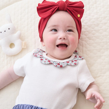 日本童裝 pe#main 碎花領連衣70-80cm 女童款 初生嬰兒 夏季 Jumpsuit