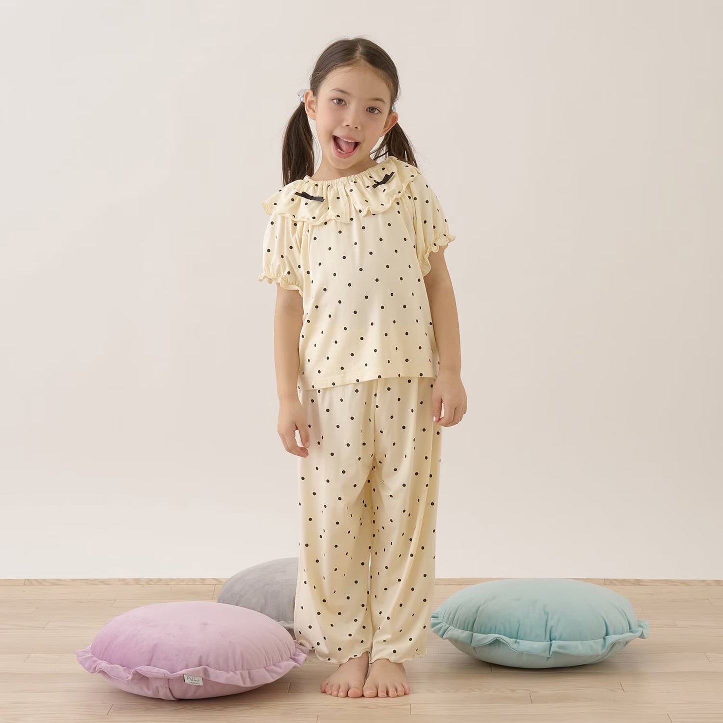 Japanese children's clothing Ly# mine tank top and shorts set 100-150cm girls summer TOPS PANTS 