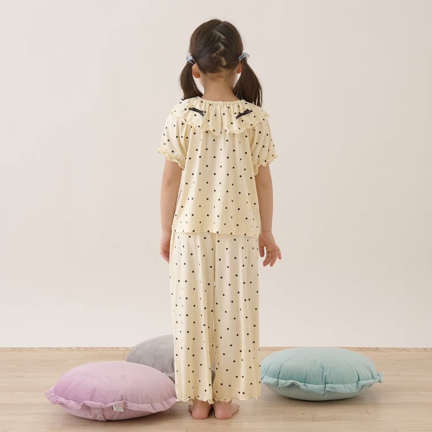 Japanese children's clothing Ly# mine tank top and shorts set 100-150cm girls summer TOPS PANTS 