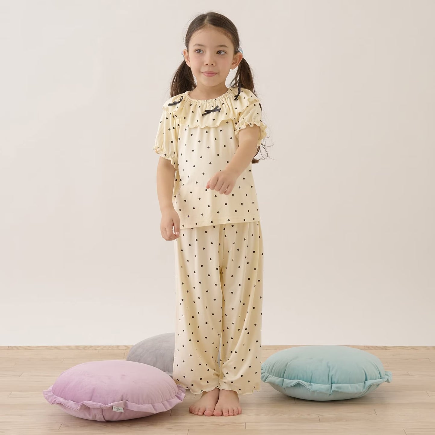 Japanese children's clothing Ly# mine tank top and shorts set 100-150cm girls summer TOPS PANTS 