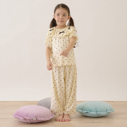 Japanese children's clothing Ly# mine tank top and shorts set 100-150cm girls summer TOPS PANTS 