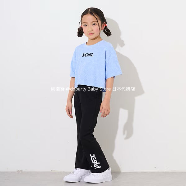 Japanese children's clothing X-girl Stages flared pants 80-140cm girls summer PANTS 