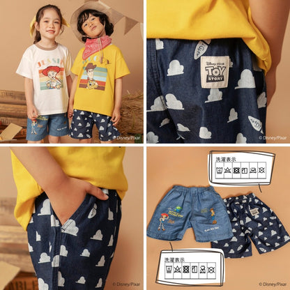 日本童裝 Branshes x Disney ToyStory 牛仔短褲 90-140cm 男童款/女童款 夏季 PANTS