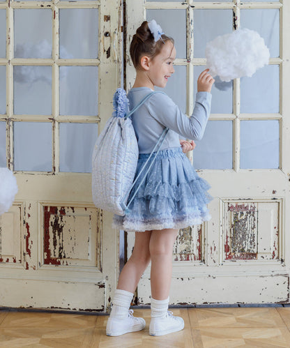 日本童裝 panpantutu 法式藍 tutu裙 70-145cm 女童款 初生嬰兒 夏季 SKIRTS
