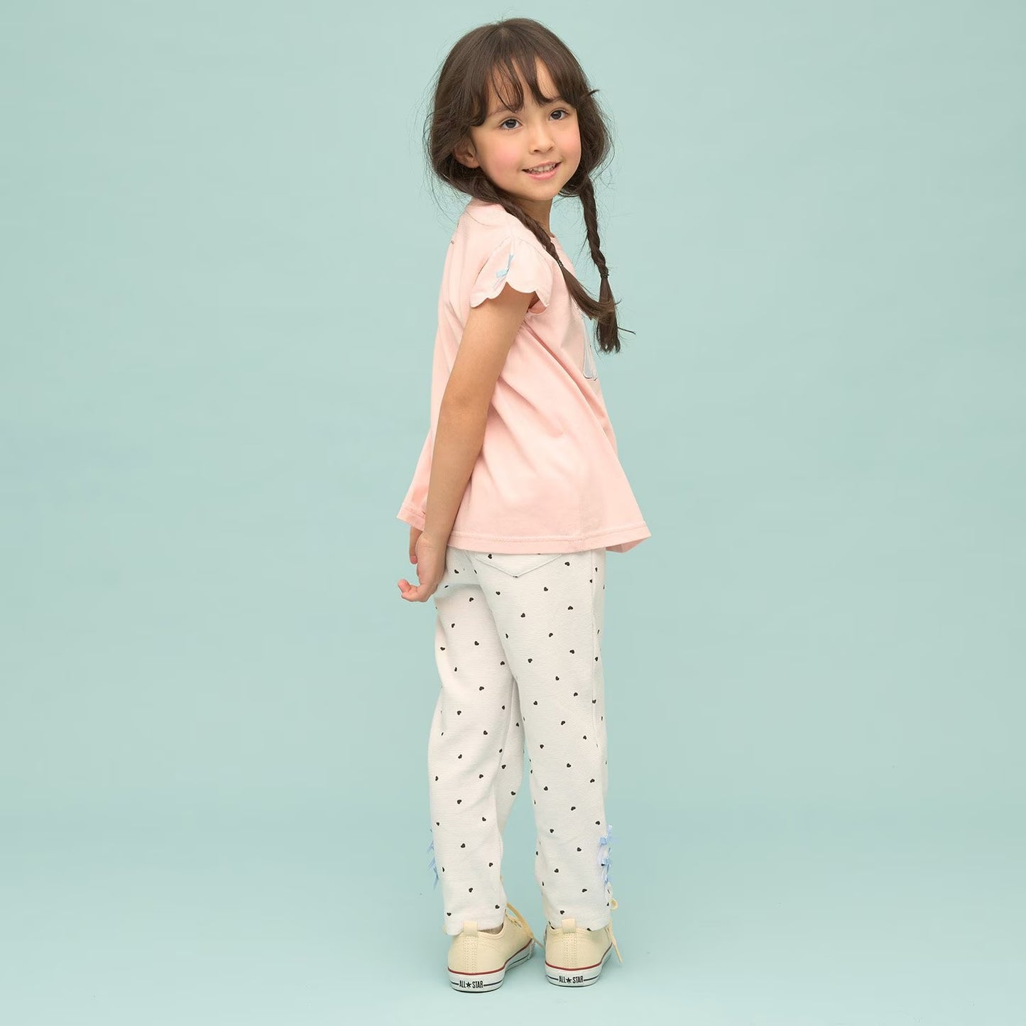 Japanese children's clothing Ly# mine tank top and shorts set 100-150cm girls summer TOPS PANTS 