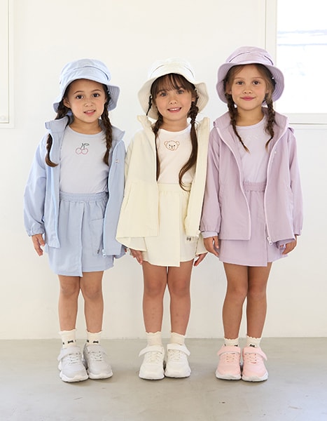 Japanese children's clothing Ly# mine color matching rhinestone puff sleeve top 100-150cm girls spring and summer TOPS 