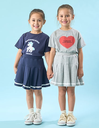 Japanese children's clothing Ly# mine preppy style skirt 100-150cm girls spring and summer SKIRTS 