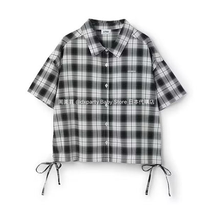 Lovetoxic Japanese children's clothing casual shirt 130-170cm girls summer TOPS 