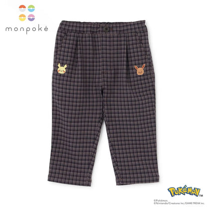 日本童裝 pe#main x【monpoke】編織休閒長褲 80-120cm 男童款/女童款 秋季 PANTS