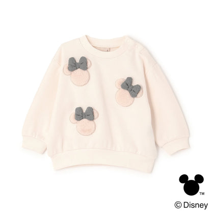 日本童裝 pe#main x Disney 毛毛圖案衛衣 80-130cm 男童款/女童款 冬季 TOPS 聖誕紅/新年紅