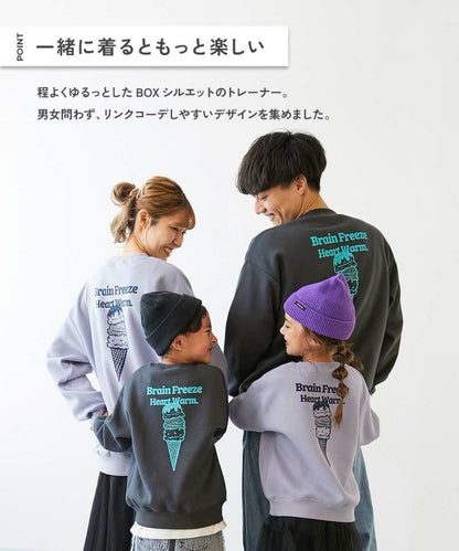 日本童裝 dev!rock 抓毛印花衛衣 90-160cm 男童款/女童款 冬季 TOPS
