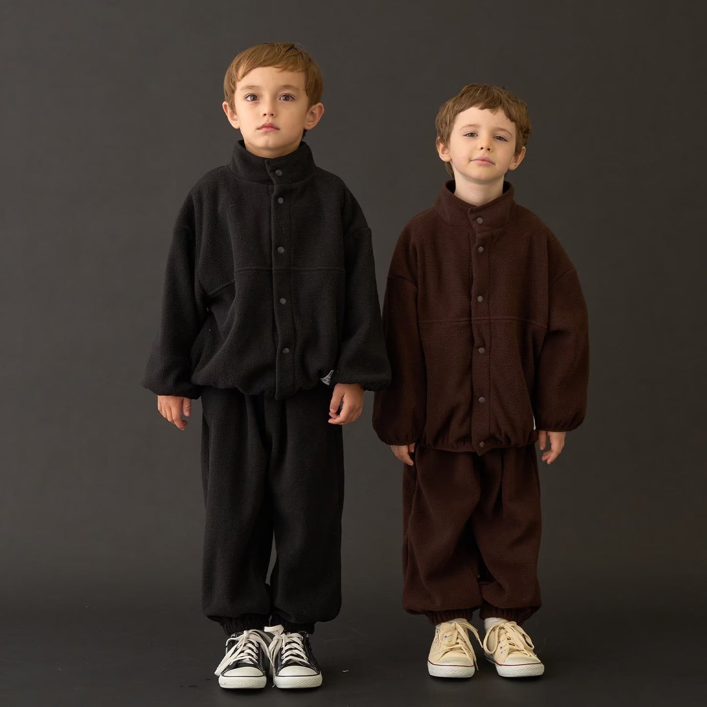 日本童裝 b・R# 抓毛運動兩件套裝 110-150cm 男童款 冬季 OUTERWEAR PANTS