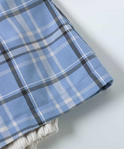 日本童裝 apres les cours 格仔連衣 70-80cm 女童款 冬季 Jumpsuit 聖誕紅/新年紅