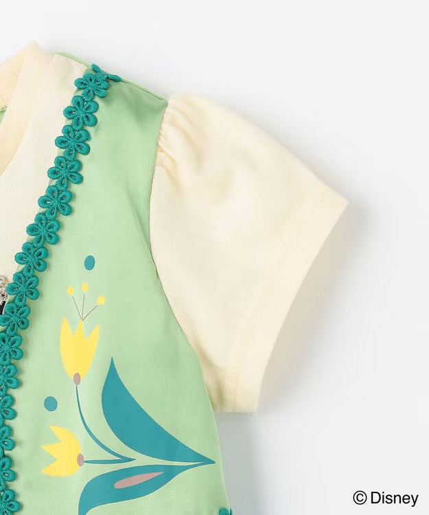 日本童裝 aF#a325 x Disney FROZEN Anna連身裙 90-140cm 女童款 夏季 DRESSES