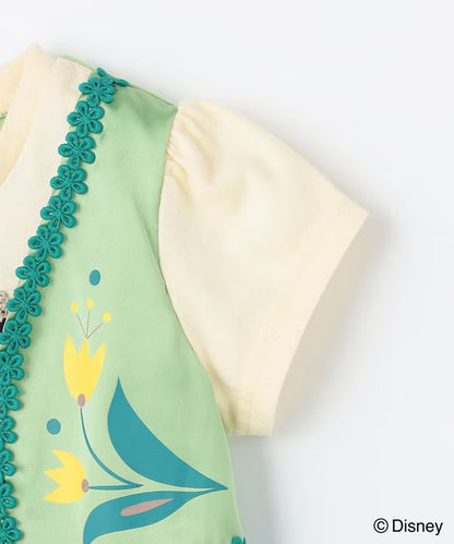 日本童裝 aF#a325 x Disney FROZEN Anna連身裙 90-140cm 女童款 夏季 DRESSES