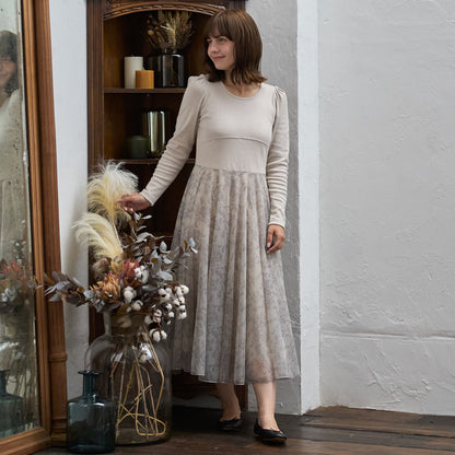 日本童裝 pe#main 薄紗連身裙 Free Size 親子裝 大人款 秋季 DRESSES