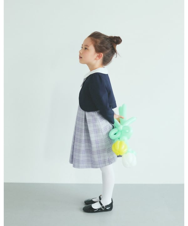 日本童裝 BEAMS mini 禮服兩件套裝 110-130cm 女童款 冬季 OUTERWEAR DRESSES 面試/宴會/表演