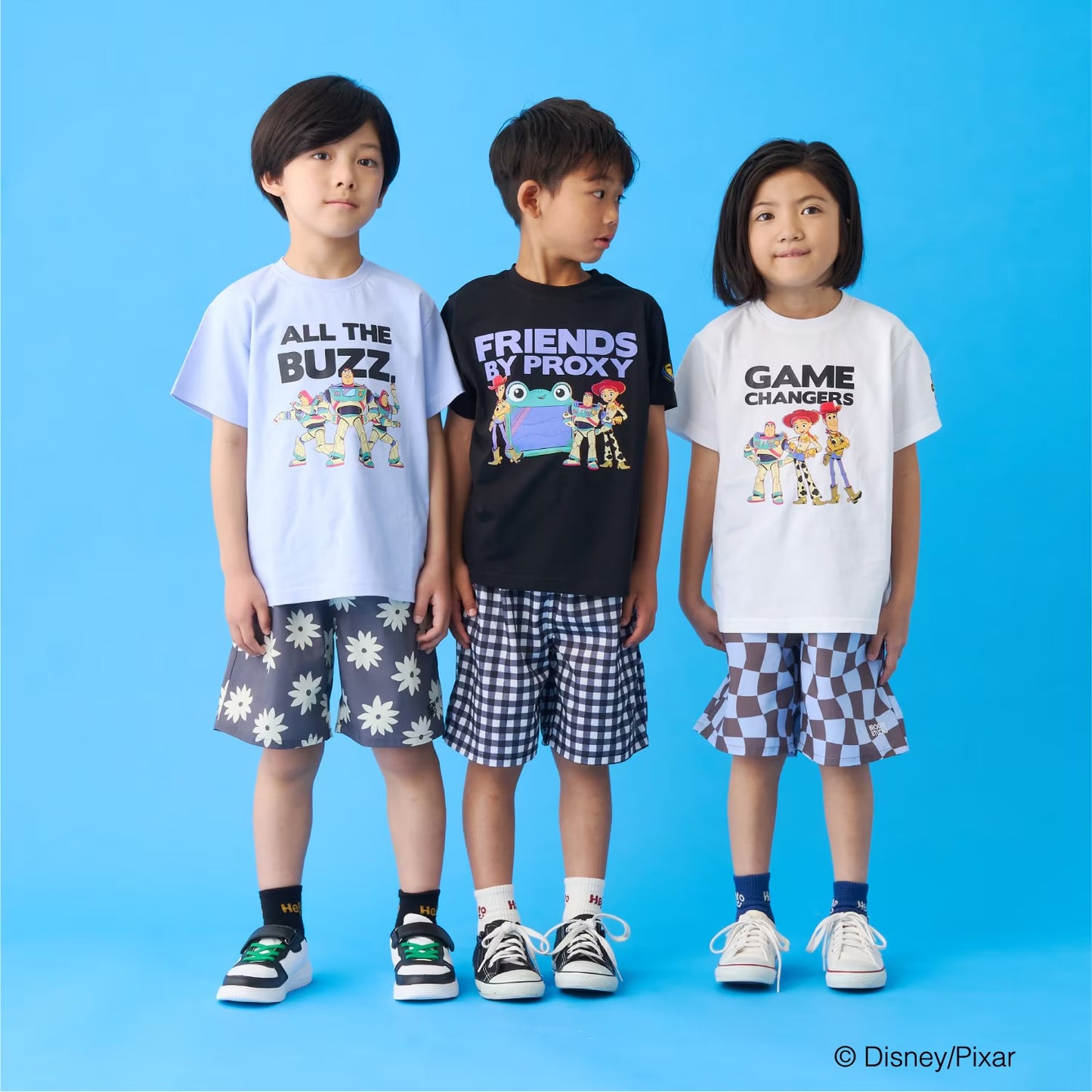 日本童裝 b・R# x Disney ToyStory 接觸冷感 防UV 印花上衣 100-140cm 男童款 夏季 TOPS
