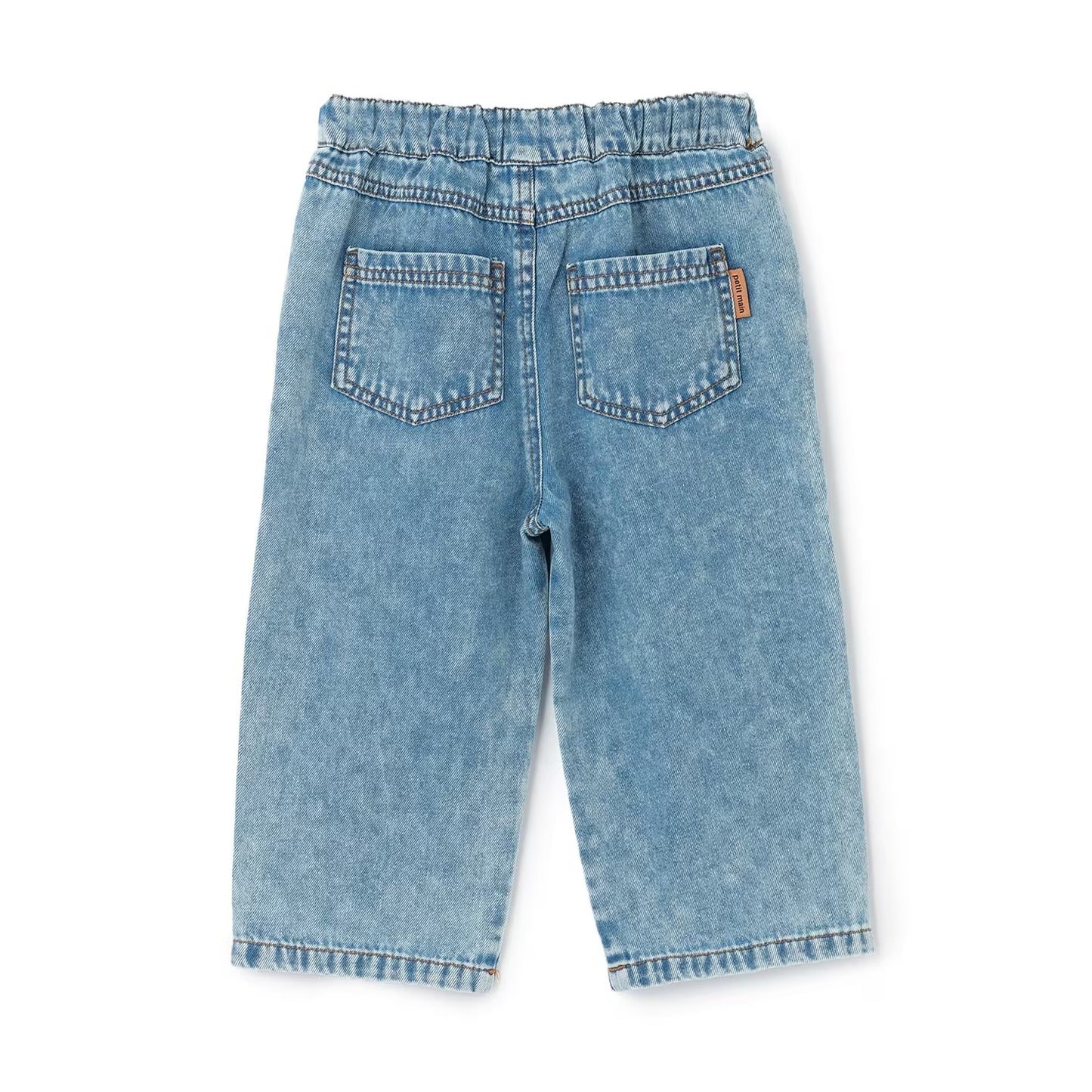 日本童裝 pe#main 柔軟牛仔長褲 80-130cm 男童款 夏季 PANTS