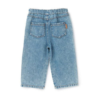 日本童裝 pe#main 柔軟牛仔長褲 80-130cm 男童款 夏季 PANTS