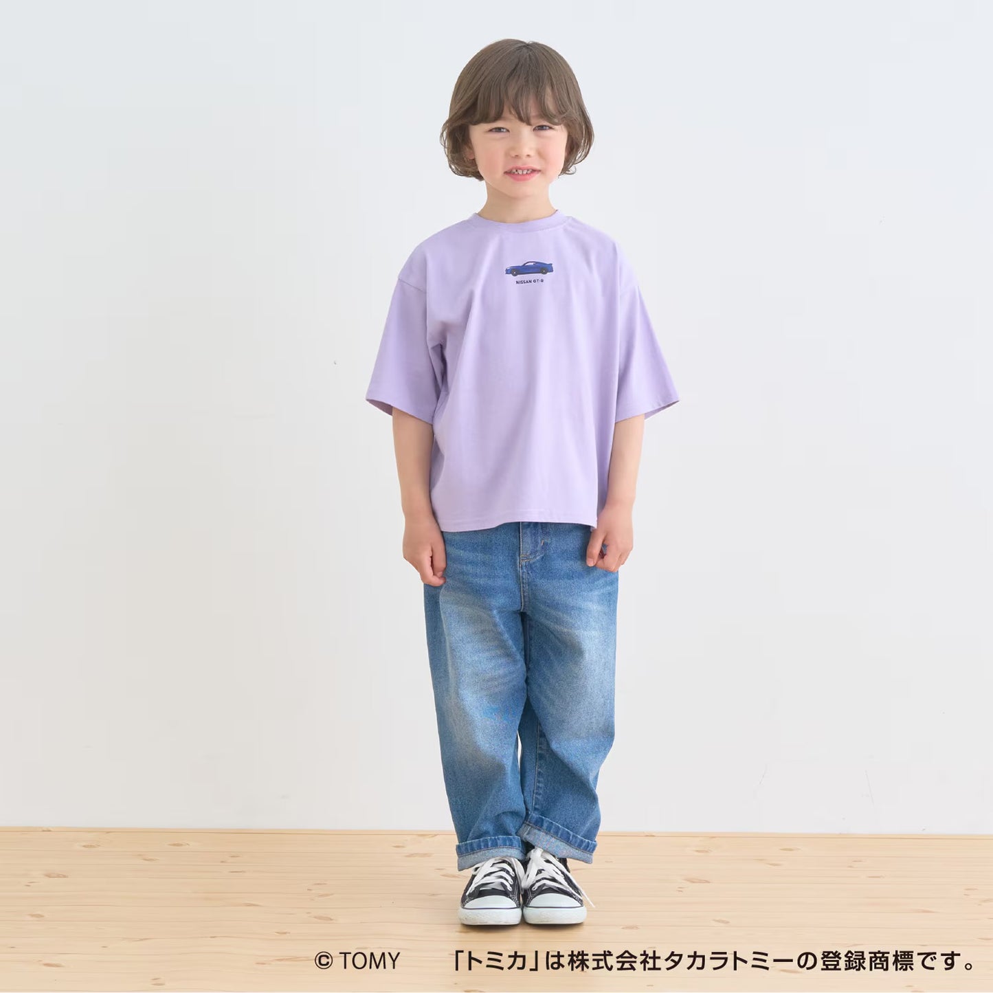 日本童裝 b・R# x Tomica 防污系列 速乾系列 防UV 2Way 前後兩著 印花上衣 90-130cm 男童款 夏季 TOPS