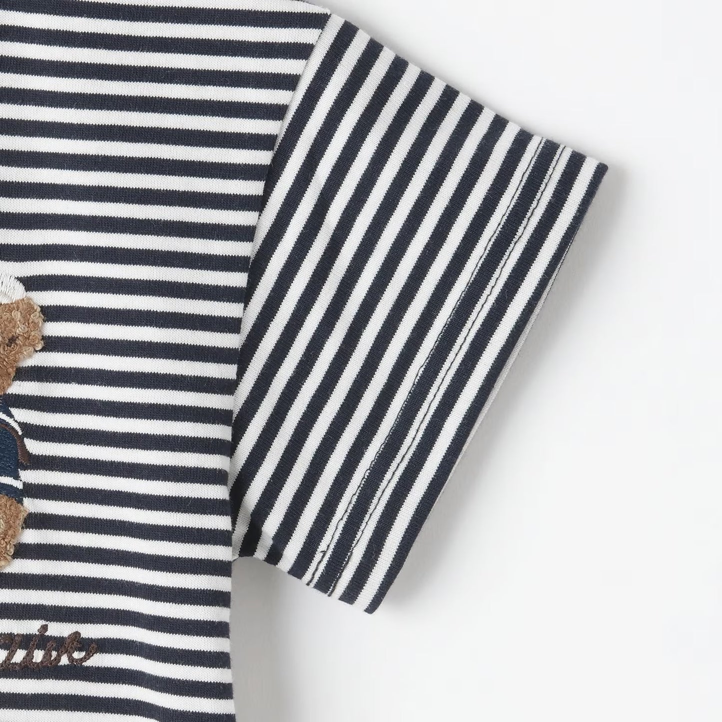 日本童裝 pe#main 熊仔刺繡上衣 80-130cm 男童款/女童款 夏季 TOPS