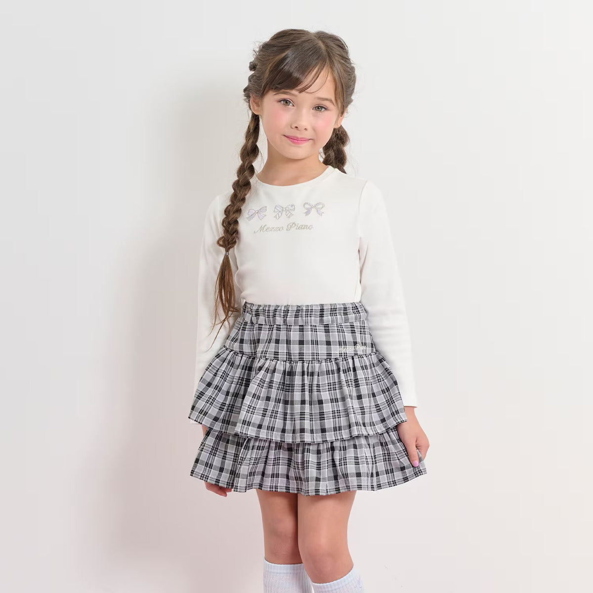 日本直送 mezzo piano 福袋5點 90-140cm 女童款 2027年日本新春福袋 【日本預售：2026年1月1日】
